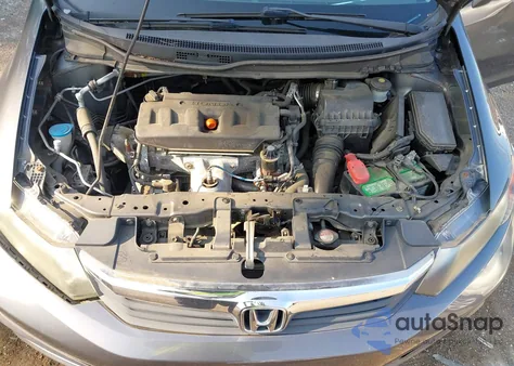 2012 Honda Civic Ex from USA, damaged, VIN 19XFB2F87CE375537